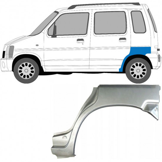 Bok delni za Suzuki Wagon R+ 1993-2000 / Leva 7038