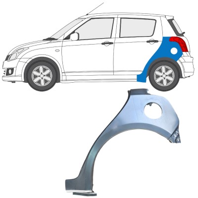 Bok delni za Suzuki Swift 2005-2010 / Leva 16257