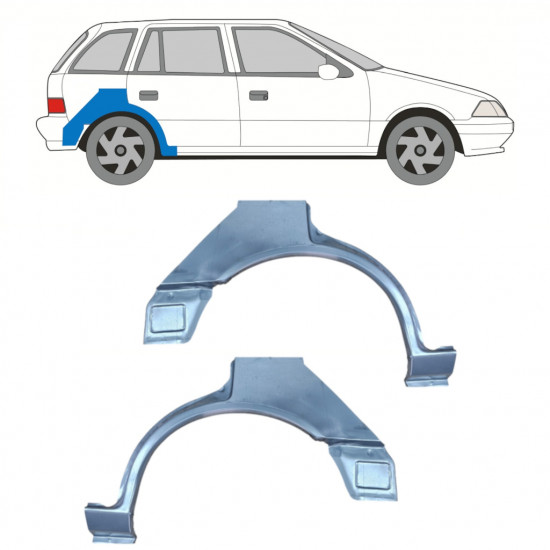 Bok delni za Suzuki Swift 1988-2004 / Leva / Desna / Leva / Desna 12766