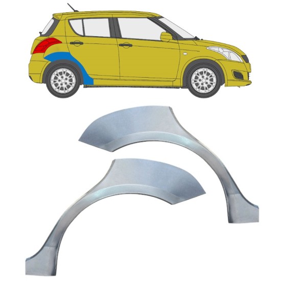 Bok delni za Suzuki Swift 2010-2017 / Levo+Desno / Komplet 16366