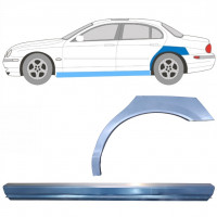 Reparaturni del praga in zadnjega blatnika za Jaguar S-Type 1999-2007 / Leva / Komplet 12624