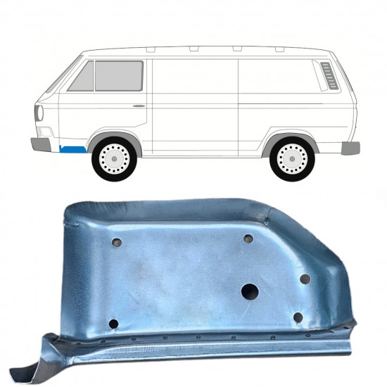 Popravni panel sprednje stopnice za VW Transporter T3 1979-1992 / Leva 8161