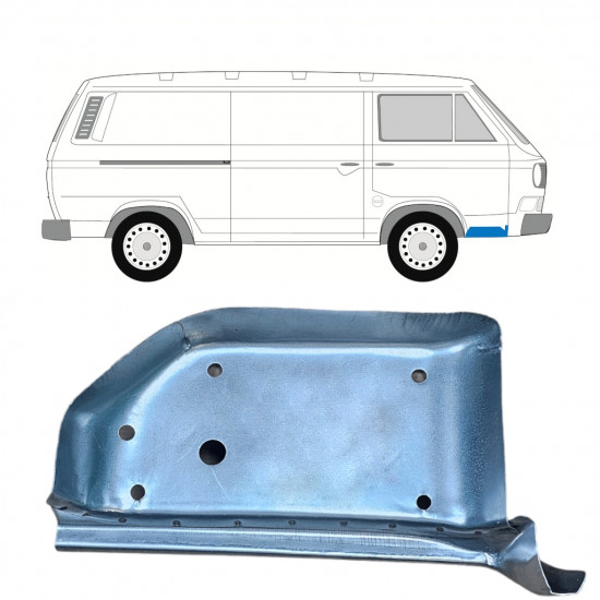 Popravni panel sprednje stopnice za VW Transporter T3 1979-1992 / Desna 8160