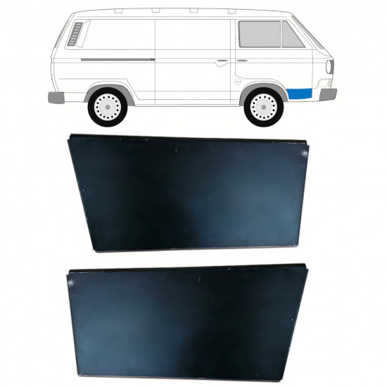 Popravni panel kože sprednjih vrat za VW Transporter T3 1979-1992 / Komplet 11091