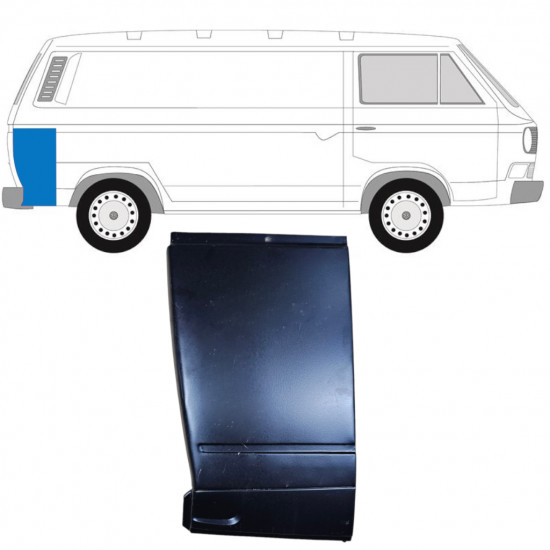 Popravni panel zadnjega vogala za VW Transporter T3 1979-1992 / Desna 11628