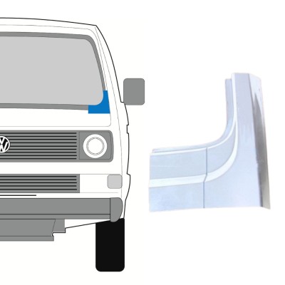 Popravni panel vetrobranskega stekla za Volkswagen Transporter T3 1979-1992 / Leva 16127