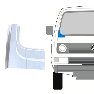 Popravni panel vetrobranskega stekla za Volkswagen Transporter T3 1979-1992 / Desna 16126