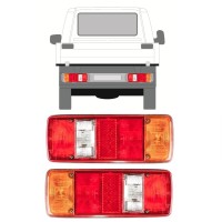 Zadnja luč za Volkswagen Transporter T4 1990-2003 / Levo+Desno / Komplet 9756