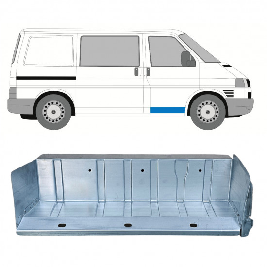 Popravni panel sprednje stopnice za VW Transporter T4 1990-2003 / Desna 8170