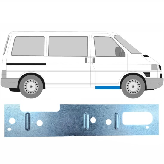 Notranji popravni panel praga sprednjih vrat za Volkswagen Transporter T4 1990-2003 / Levo = Desno (simetrično) 17274