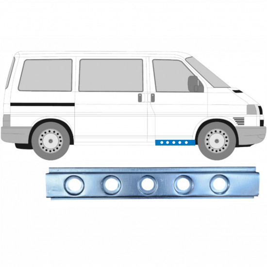 Notranji popravni panel praga za VW Transporter T4 1990-2003 / Levo = Desno (simetrično) 9093