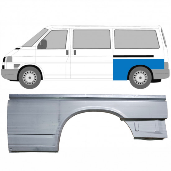 Bok delni za VW Transporter T4 1990-2003 / LWB / Leva 7149