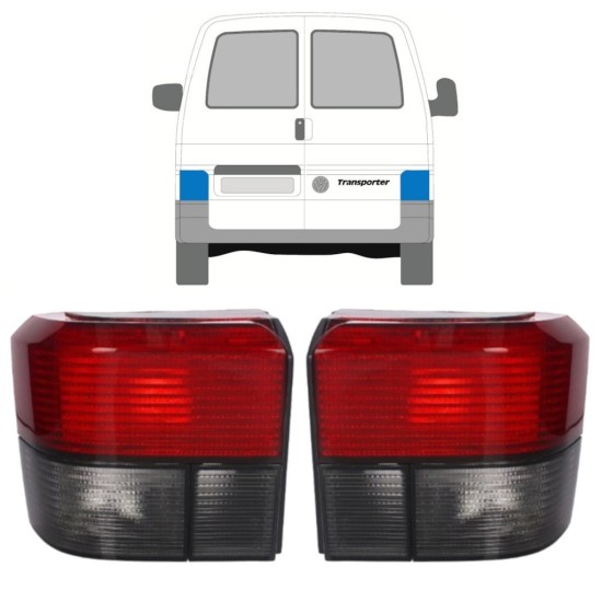 Zadnja luč za Volkswagen Transporter T4 1990-2003 / Levo+Desno / Komplet 9770