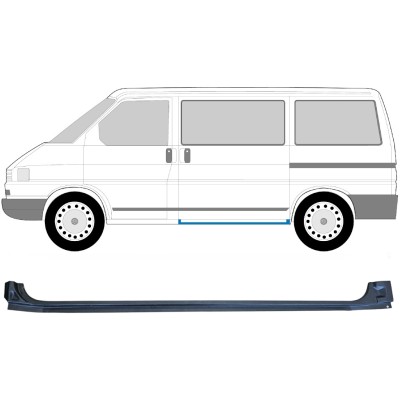 Popravni panel praga drsnih vrat za Volkswagen Transporter T4 1990-2003 / Leva 14581