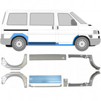 Popravni panel praga + sprednji + zadnji blatnik za VW Transporter T4 1990-  / SWB / MWB / Komplet 5983