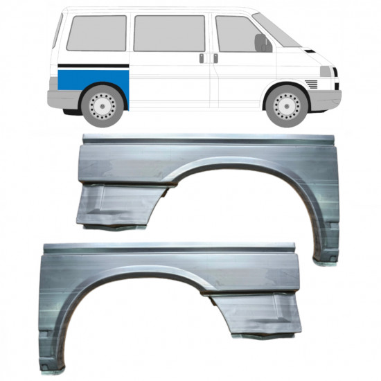 Bok delni za VW Transporter T4 1990-2003 / SWB / Levo+Desno / Komplet 9600