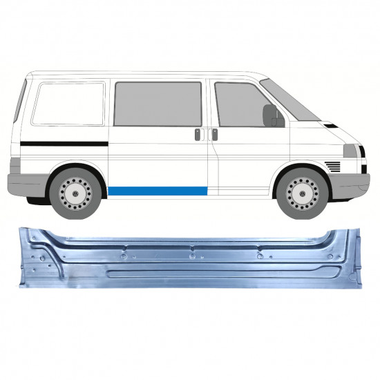 Notranji popravni panel drsnih vrat za VW Transporter T4 1990- 7419