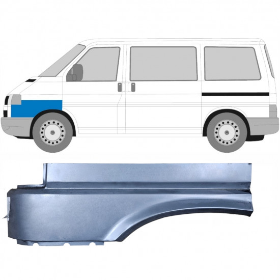 Popravni panel prednjega blatnika za VW Transporter T4 1990-2003 / Leva 5367