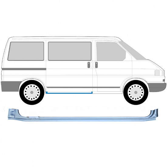 Popravni panel praga drsnih vrat za VW Transporter T4 1990-2003 / Desna 5362