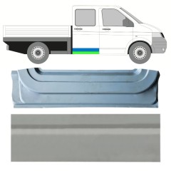 Notranji in zunanji popravni panel zadnjih vrat za Volkswagen Transporter T5 2003-2015 / Desna / Komplet 16876