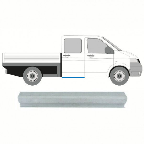 Popravni panel zadnjega praga za VW Transporter T5 2003-2015 / Levo = Desno (simetrično) 9135