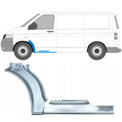 Popravni panel praga in sprednjega blatnika za Volkswagen Transporter T5 2003-2015 / Leva / Komplet 12637