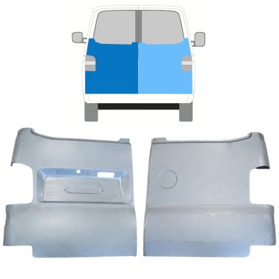 Popravni panel zadnjih vrat za Volkswagen Transporter T5 2003-2015 / Levo+Desno / Komplet 15060