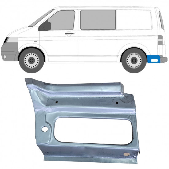 Bok delni za Volkswagen Transporter T5 2003-2009 / Leva 12028