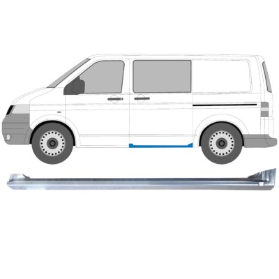 Popravni panel praga drsnih vrat za Volkswagen Transporter T5 2003-2015 / Leva 16976