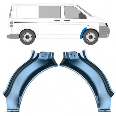 Popravni panel prednjega blatnika za Volkswagen Transporter T5 2003-2009 / Komplet 12023