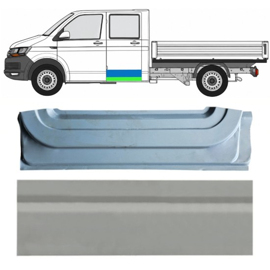 Notranji in zunanji popravni panel zadnjih vrat za Volkswagen Transporter T6 2015-2024 / Leva 17161