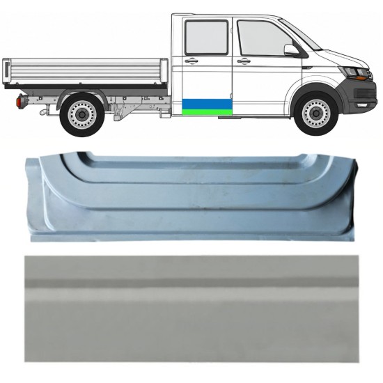 Notranji in zunanji popravni panel zadnjih vrat za Volkswagen Transporter T6 2015-2024 / Desna 17160