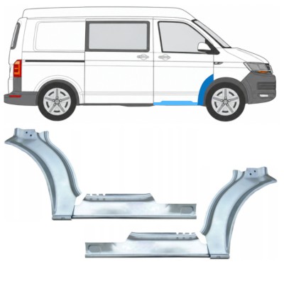 Popravni panel praga in sprednjega blatnika za Volkswagen Transporter T6 2015-2024 17198