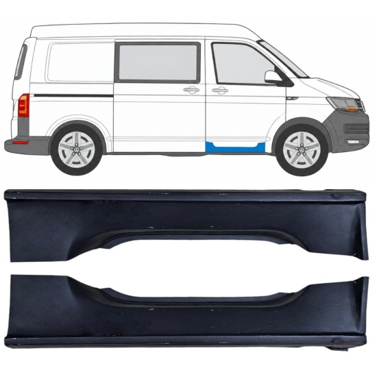 Popravni panel praga sprednjih vrat za Volkswagen Transporter T6 2015-2024 / Levo+Desno 17194