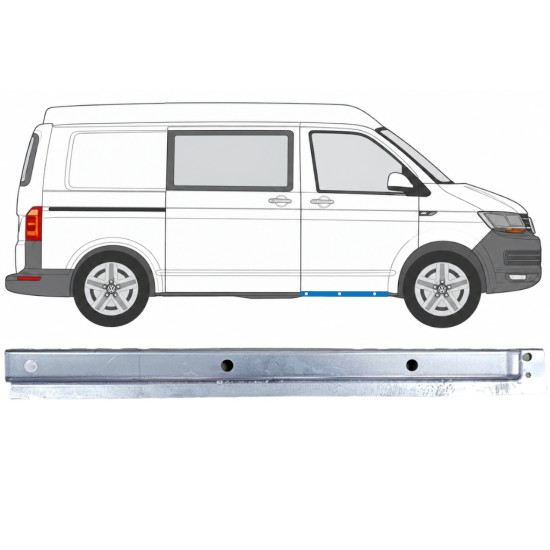 Notranji popravni panel praga sprednjih vrat za Volkswagen Transporter T6 2015-2024 / Desna 17184