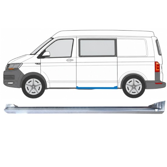 Popravni panel praga drsnih vrat za Volkswagen Transporter T6 2015-2024 / Leva 17180