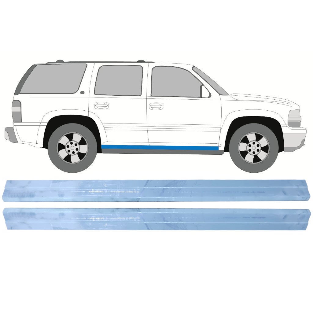Prag Za Chevrolet Tahoe 1999-2006 / Levo = Desno (Simetrično) / Komplet 9744
