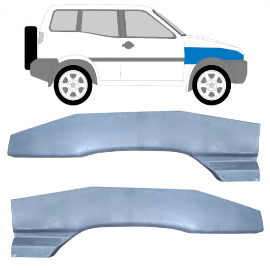 Popravni panel prednjega blatnika za Nissan Terrano 1993-1999 / Levo+Desno / Komplet 9574