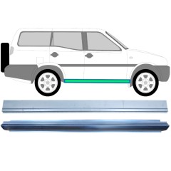 Popravni panel notranjega in zunanjega praga za Nissan Terrano II 1993-2005 / Levo = Desno (simetrično) / Komplet 11963