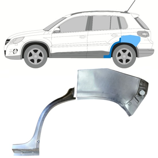 Bok delni za Volkswagen Tiguan 2007-2016 / Leva / Komplet 15788