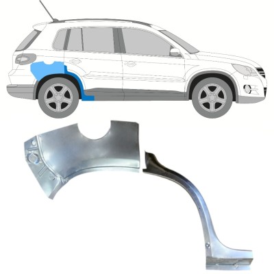 Bok delni za Volkswagen Tiguan 2007-2016 / Desna / Komplet 15787