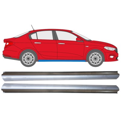 Popravni panel spodnjega praga za Fiat Tipo 2016- / Levo+Desno / Komplet 14974