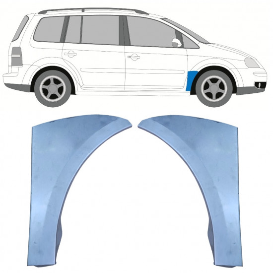 Popravni panel prednjega blatnika za VW Touran 2003-2015 / Levo+Desno / Komplet 9737