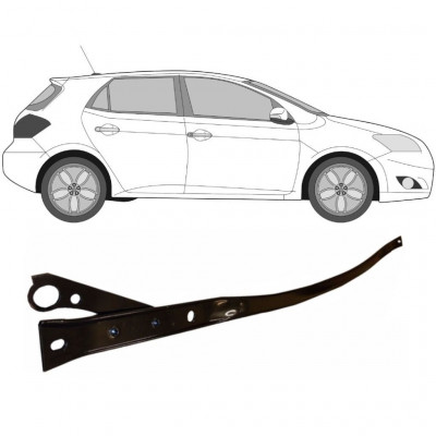 Trakovi za pritrditev rezervoarja goriva za Toyota Auris 2006-2014 7067