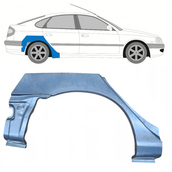 Bok delni za Toyota Avensis 1997-2003 / Desna 7615