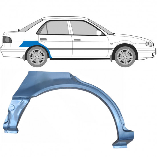 Bok delni za Toyota Corolla 1997-2002 / Desna 9060