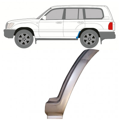 Popravni panel spodnjega zadnjega blatnika za Toyota Land Cruiser 1998-2007 / Leva 8985