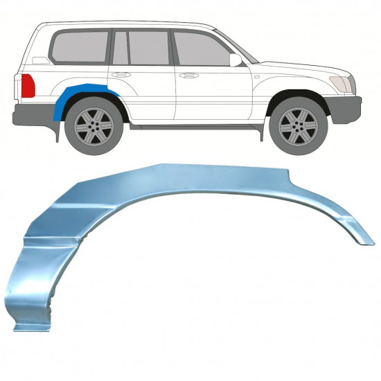 Bok delni za Toyota Land Cruiser 1998-2007 / Desna 8982