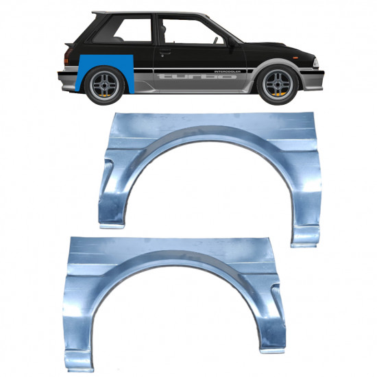 Bok delni za Toyota Starlet 1984-1989 / Levo+Desno / Komplet 10279