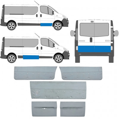 Popravni panel vrat za Renault Trafic Vivaro Primastar 2001-2014 / Komplet 12628